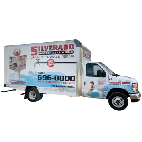 silverado rooter and plumbing truck image