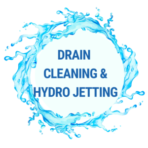 Drain Cleaning And Hydro Jetting Water Circle Icon Image