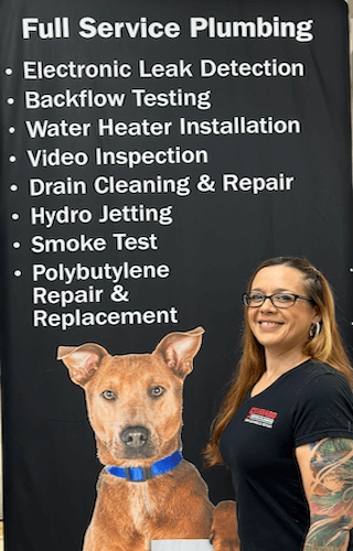 Sandy Norgaard, Accounting Manager of Silverado Rooter & Plumbing.
