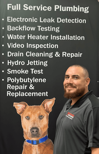 Jeremy Perea, Field Supervisor of Silverado Rooter & Plumbing.